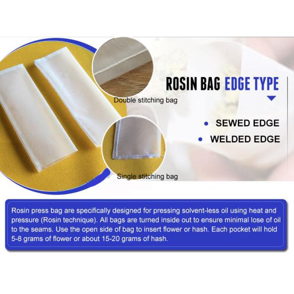 Reusable 25 Micron Nylon Monofilament Filter Bags 2×4 Inch For Rosin Press Filtration