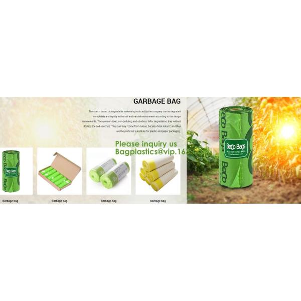 100% Biodegradable Compostable Plastic T-Shirt Vest Bag For Shopping,Home,Decoration,Wedding,Supermarket,Restaurant,Bake