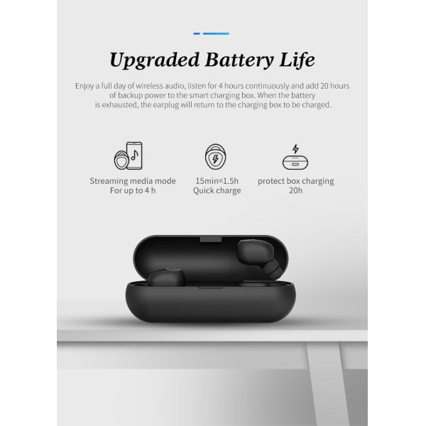 Amazon Top Seller 2019 HIFI Earbuds TWS Wireless earphones RX18 for Noise Cancelling