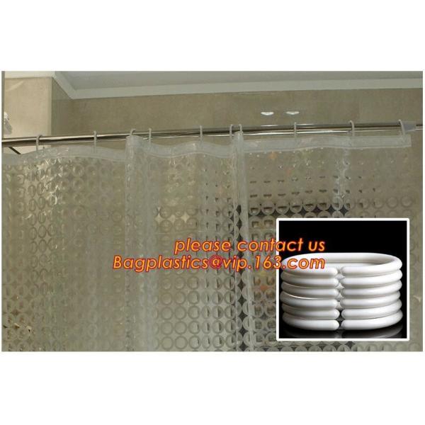 Custom Polyester Printing Shower Curtain, waterproof fireproof hook kids bathroom shower curtains, PEVA Shower curtain f