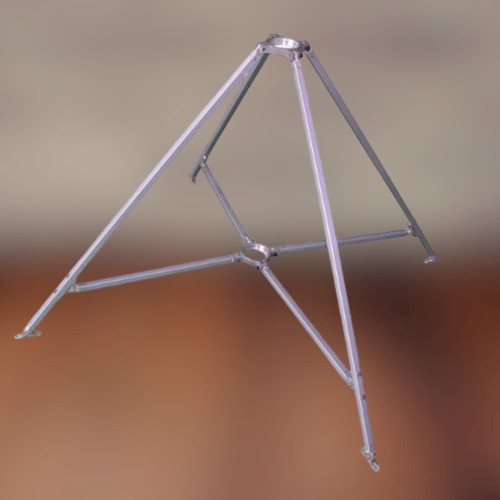 Aluminum 30M Max 100KG Self Supporting Lattice Tower