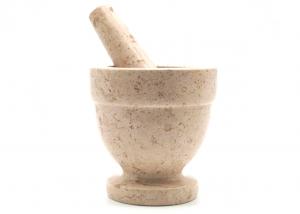 China Grinder Marble Stone Mortar And Pestle Kitchen Cooking Tool Spice Herb 4 Inch wholesale