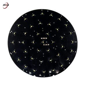 China 1500W LED MCPCB Board 475mm Black Round Shape RoHS Certification wholesale