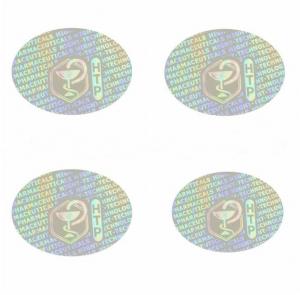 China Customized Decorative Sticker Labels , Holographic Authenticity Stickers Anti Counterfeit on sale