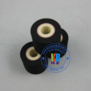 China Black solid hot ink roller  35mm*30mm  36mm*32mm for date and  batch number stamping on sale