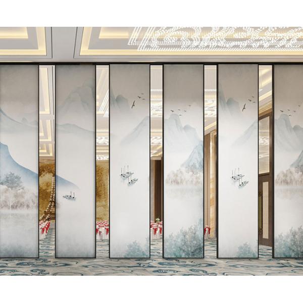 9m High Banquet 44db Soundproof Partition Wall Paint Surface