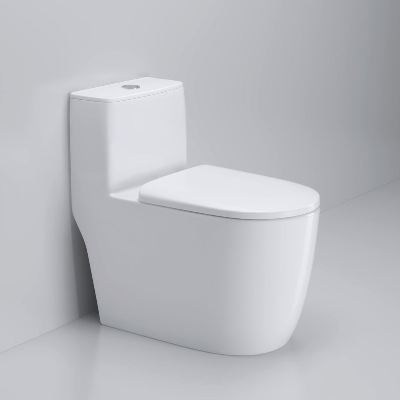 China China Manufacturer Bathroom Sanitary Ware White Glazed Siphonic Washdown One Piece Toilet on sale