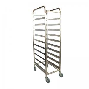 China Foodservice NSF Stainless Steel Oven Tray Rack Bakery Baking Trolley on sale