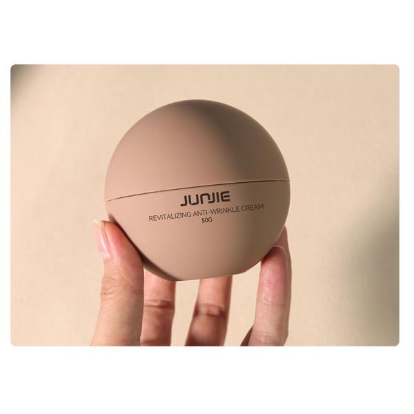 10ml-200ml Red Plastic for Ball Shape Wide-Mouth Empty Container 8oz Logo Hair Butter Body Scrub for Hair Care PP for Cosmetic