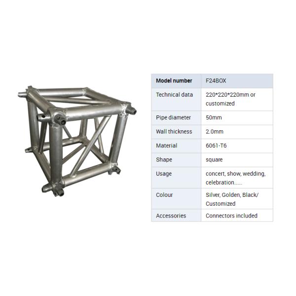 Aluminum Truss Box Connector,Six Way Box Corner