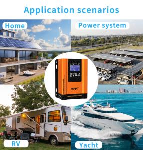 China Smart Off-Grid MPPT Controller LCD Display and Touch Button for Advanced Solar Power Management at Max PV Voltage 230V on sale