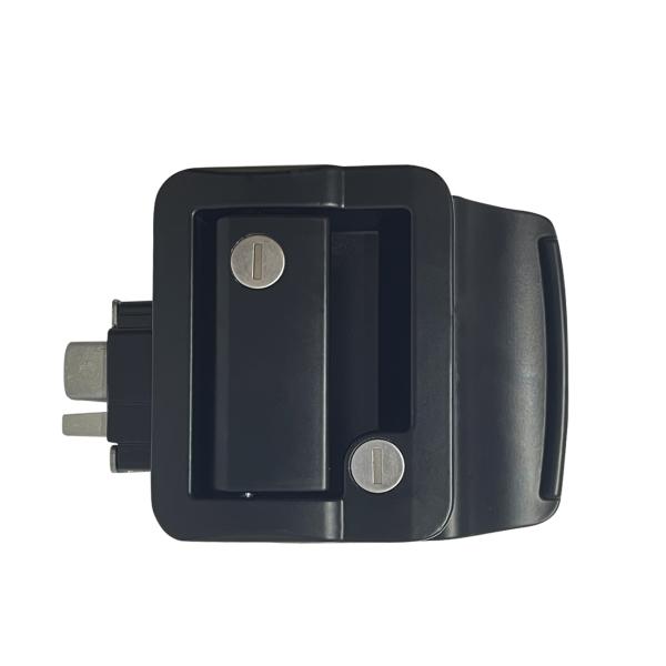 Black Powder Coated RV Door Lock OEM Remote Control For Camper Entry Door