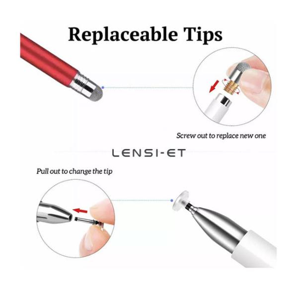 Touch Screen Smart Universal Stylus Pencil 2 In 1 Stylus Pen