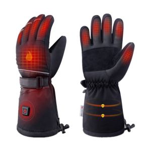 China Electric Unisex Rechargeable Heated Gloves 2200mA Waterproof wholesale