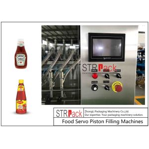 Automatic Tomato Paste Making Machine 30 - 50 Bottles/min Production Line