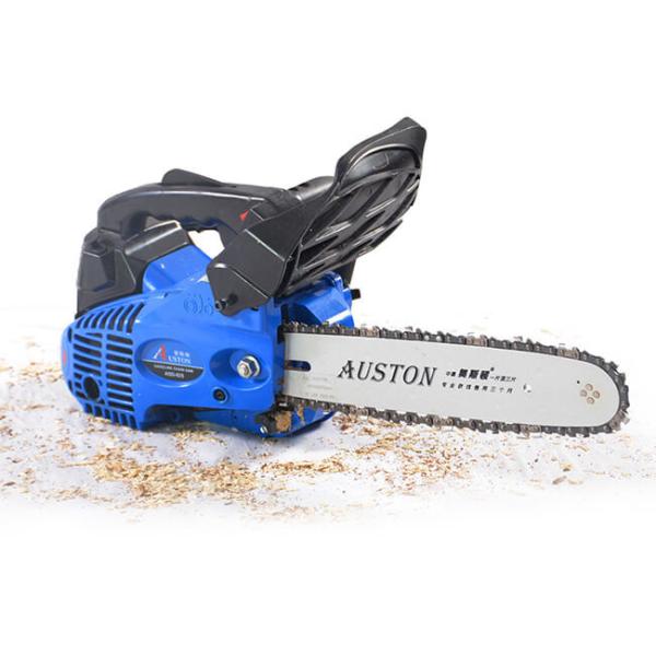 Portable Mini Top Handle Gas Chainsaw 25cc Petrol Saw For Cutting Trees