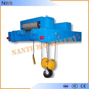 China Industrial 40 Ton / 80 Ton Heavy Duty Rope Hoist Double Girder Winch Trolley on sale