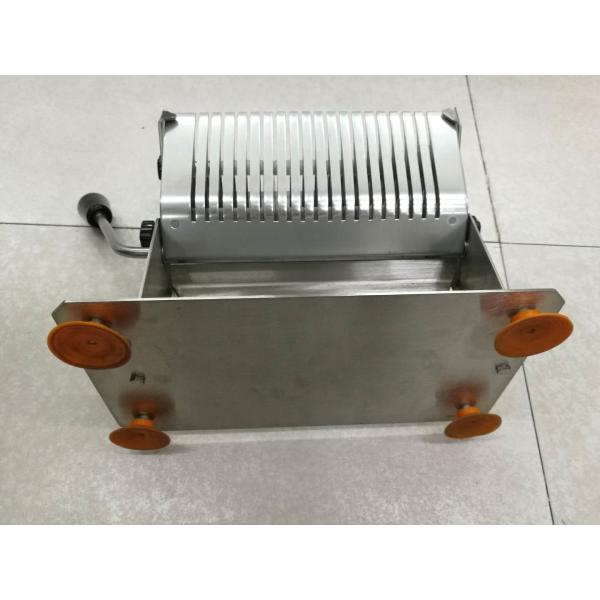 Stainless Steel Food Processing Equipments Manual Sausage Slicer Hot Dog Sausage Cutter 8mm Slice Thickness