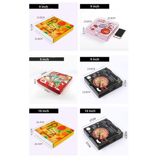 Custom Logo Bulk Rectangle Corrugated Cardboard Pizza Boxes 30 Inch Cajas White Kraft