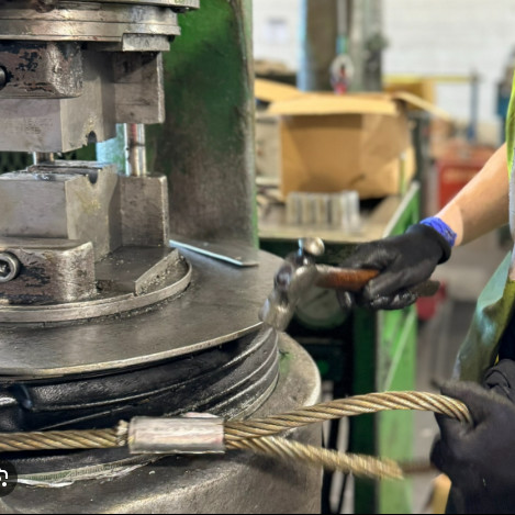 9mm 6*19 Twisting process Alloy steel wire steel core Wire rope for marine cranes