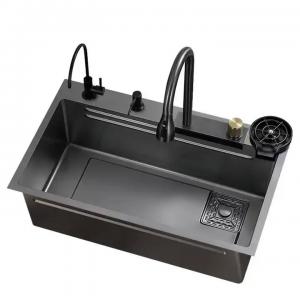 China Modern Kitchen Stainless Utility Sink Rectangular With Large Single Tank on sale
