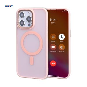 China Slim Magsafe Phone Case Shockproof Hard PC Phone Case Translucent wholesale