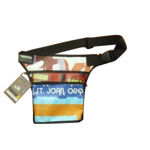 China Water proof fabric color printing 3 pocket reusable carrier bags on sale