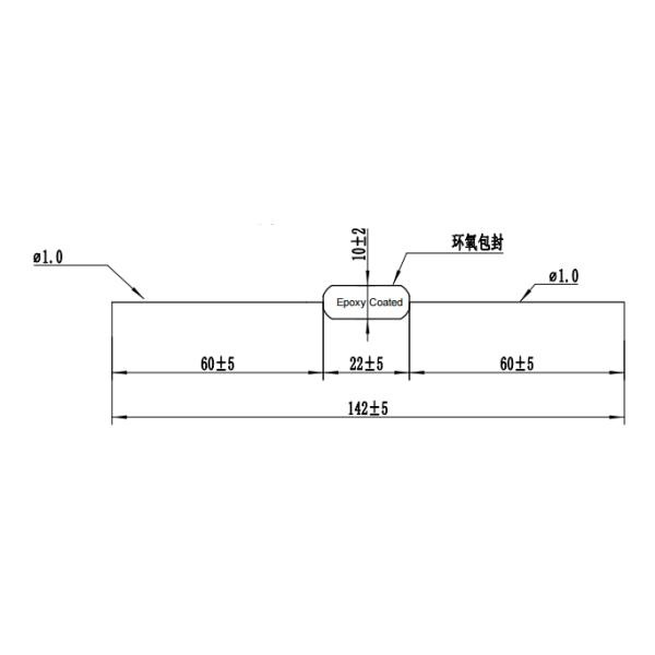 10kv 100pF epoxy coated axial capacitor MLCC small size ceramic capacitor high voltage used in switch electronics