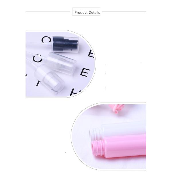 Various Colors Plastic Water Bottle , Flat Shoulder Pump Spray Bottle No Leaking