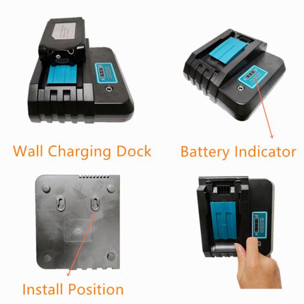 40W Handheld LED Work Light Powered By Makita 18V Power Tools Battery