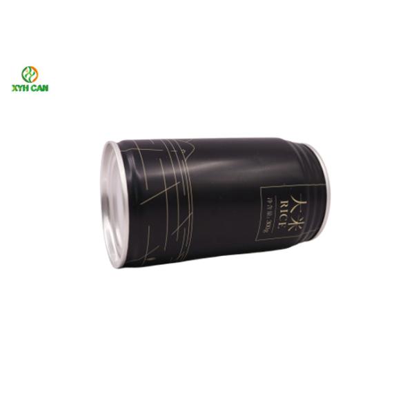 Beverage Tin Can Energy Health Beverage Round Tin Can with Lid Partial Openning Oem Service