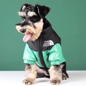 China Waterproof The Dog Face Winter Jacket Poodle Pug Small Dog Down Jacket on sale