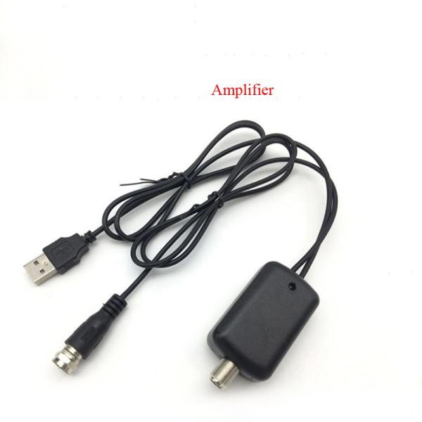 Indoor Amplified TV HDTV Antennas 50 to 70 Miles Range with Detachable Amplifier Signal Booster 16 Feet Coaxial Cable