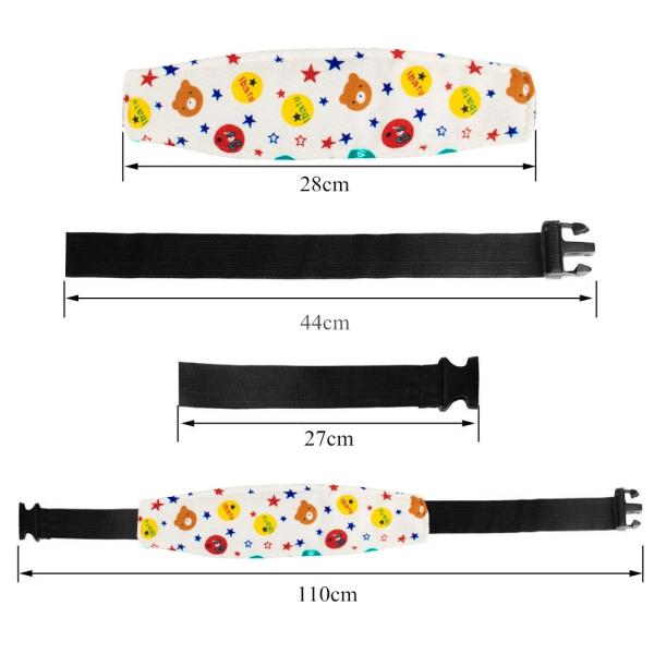 Fixing Band Baby Head Support Holder Sleeping Belt Baby Safety Car Seat Sleep Head Travel Stroller Soft Pillow