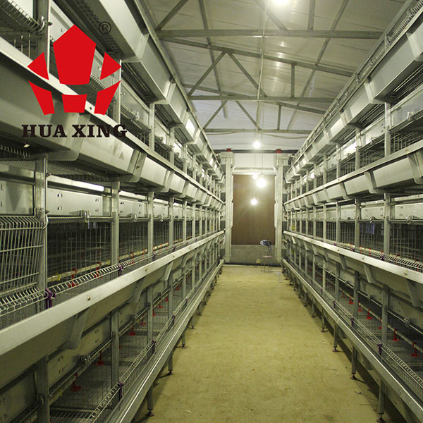 Husbandry Livestock Poultry Chicken Cage 4 Tiers 8 Doors High Durability