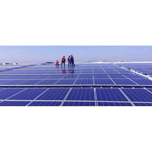 Portrait / Landscape Galvanized Photovoltaic Mounting Brackets For Residential Industrial Solar Panel Rooftop Systems