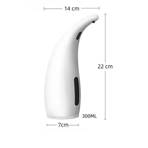 Kitchen Stainless Steel 300ml Touch Free Dish Soap Dispenser