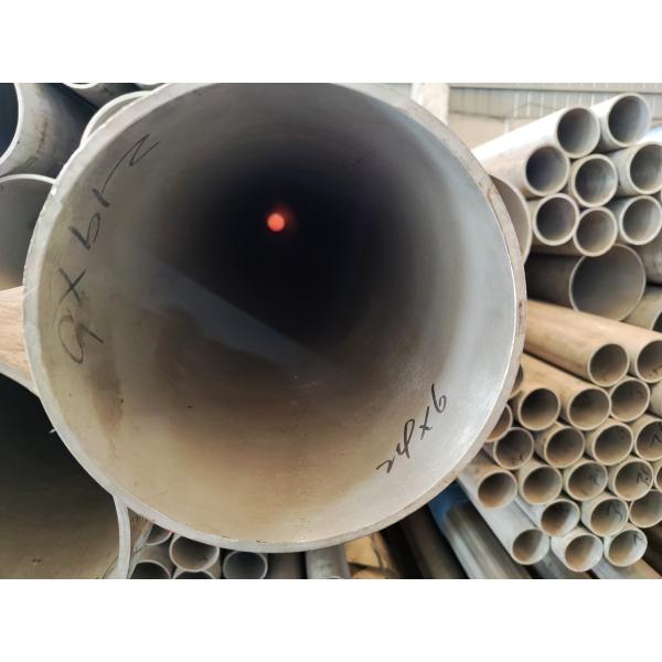 Large Diameter Stainless Steel Tube Hairline Finish Spiral Welded Tube Cold Drawn SS201