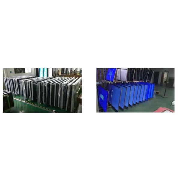 Outdoor Billboard LCD Digital Signage , Transparent LCD Screen Display USB Controlled For Advertising