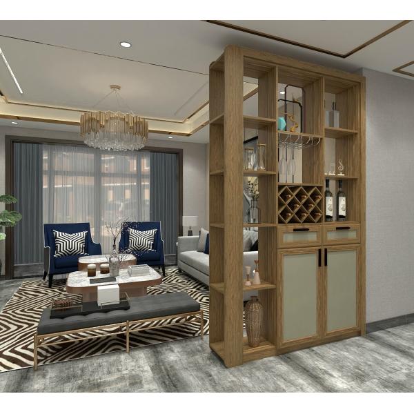 Integral Wall Cabinet Display Shelves And TV Floor Stand With tall made by china closet factory