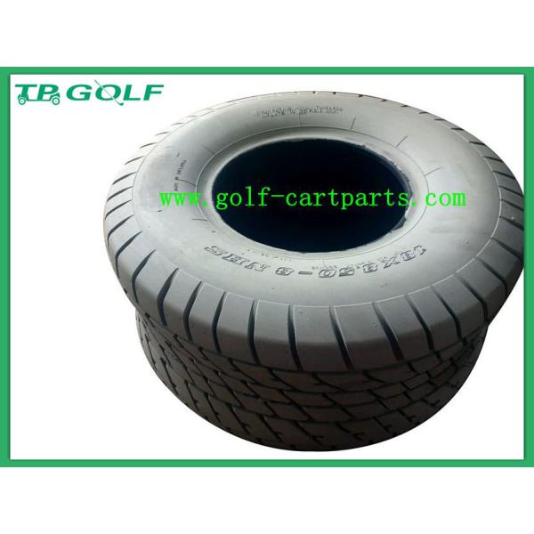 Commercial Solid Golf Cart Tires 18X8 5X8 Gray Color 195mm Width Long Service Life