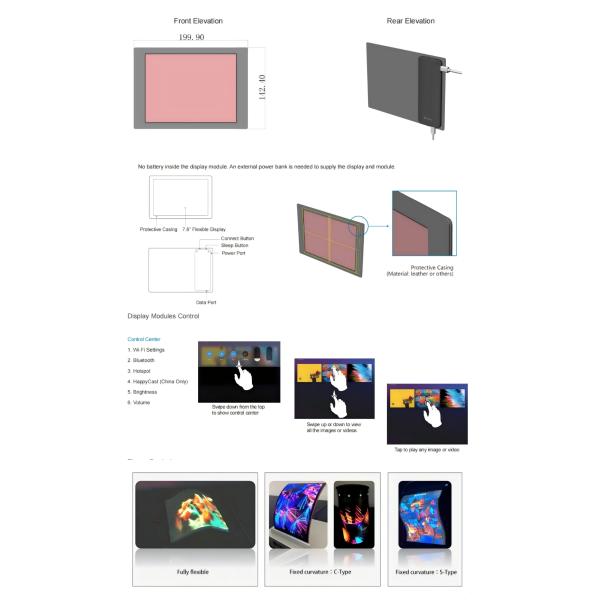 OLED display pin definition diagram