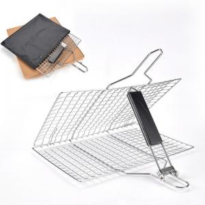 China 34cm Barbeque Grill Net Welded Bbq Grill Net Stainless Steel wholesale