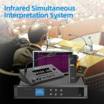 IR Digital Simultaneous Interpretation Microphone Extender for Conference System