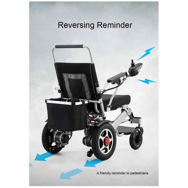 Lithium Battery Lightweight Electric Wheelchairs Folding Fully Automatic Breathable