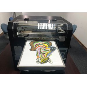 China Flatbed Color Digital Garment Printing Machines A3 DTG For Cotton Fabric T Shirt wholesale