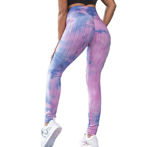 Patterned Booty Lifting Anti Cellulite Leggings Plus Size Hip Pop Style