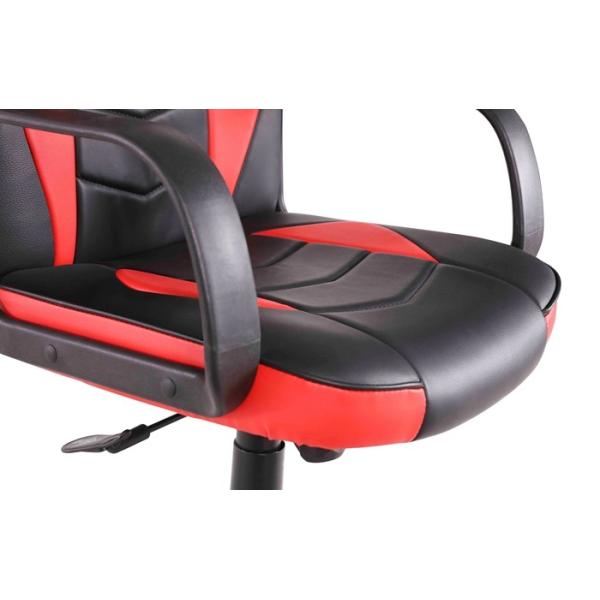 0.224 CBM 11.5kg Leather Swivel Office Chair Reclining Swivel Gaming Chair 360 Degree