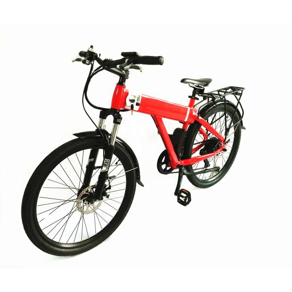 Colorful 350W Electric City Bike With Panasonic Lithium Battery