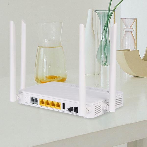 Ethernet Ports FTTB Cortina Chipset Wifi Epon ONU Dual Pon Port